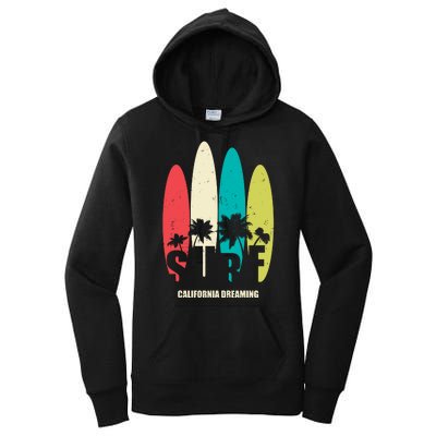 Surf California Dreaming  Women's Pullover Hoodie