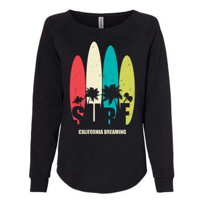 Surf California Dreaming  Womens California Wash Sweatshirt