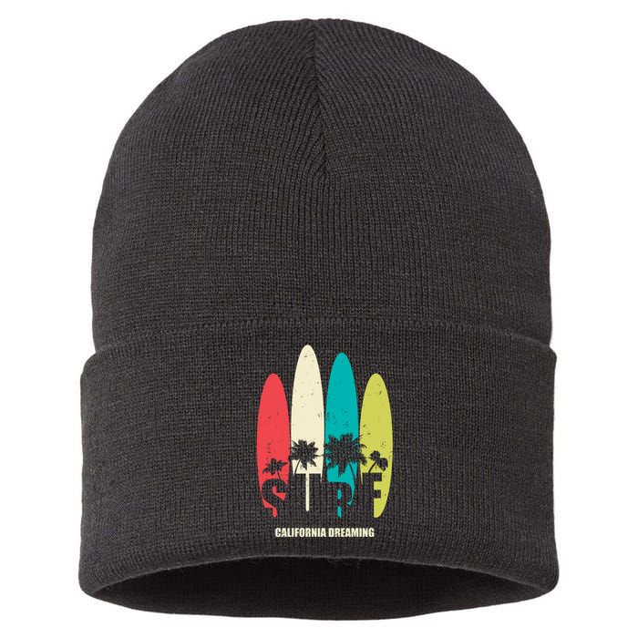 Surf California Dreaming  Sustainable Knit Beanie