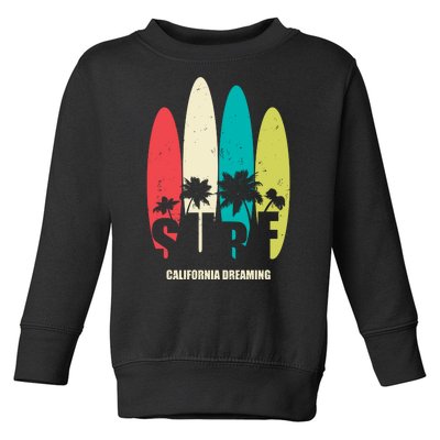 Surf California Dreaming  Toddler Sweatshirt