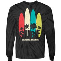 Surf California Dreaming  Tie-Dye Long Sleeve Shirt