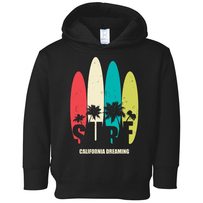 Surf California Dreaming  Toddler Hoodie