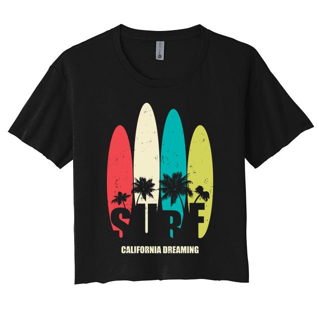 Surf California Dreaming  Crop Top