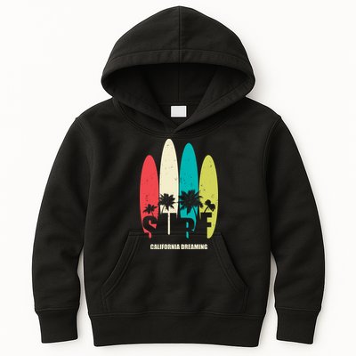Surf California Dreaming  Kids Hoodie