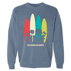 Surf California Dreaming  Garment-Dyed Sweatshirt