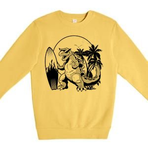 Surf-Zilla  Premium Crewneck Sweatshirt