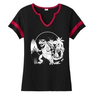 Surf-Zilla  Ladies Halftime Notch Neck Tee