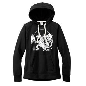 Surf-Zilla  Women's Fleece Hoodie