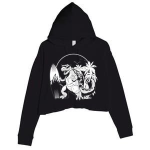 Surf-Zilla  Crop Fleece Hoodie