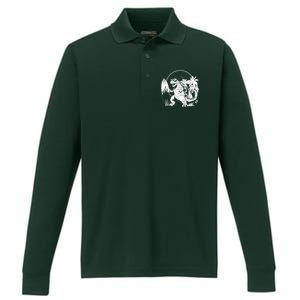 Surf-Zilla  Performance Long Sleeve Polo