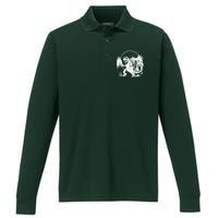 Surf-Zilla  Performance Long Sleeve Polo