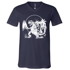 Surf-Zilla  V-Neck T-Shirt