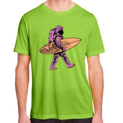 Surfer Astronaut Adult ChromaSoft Performance T-Shirt