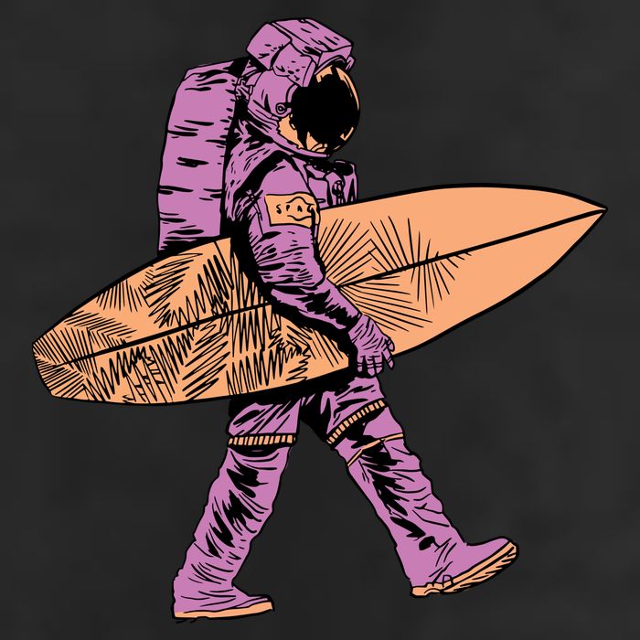 Surfer Astronaut Cool Comfort Performance Bucket Hat