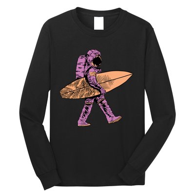 Surfer Astronaut Long Sleeve Shirt
