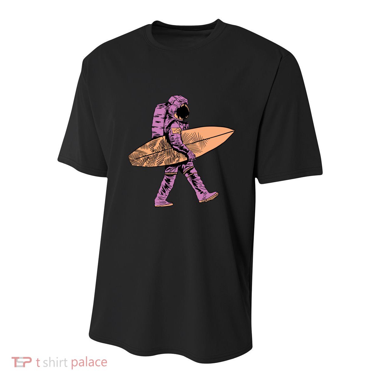 Surfer Astronaut Youth Performance Sprint T-Shirt
