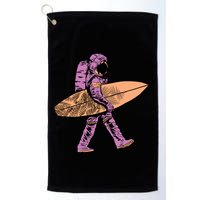 Surfer Astronaut Golf Towel