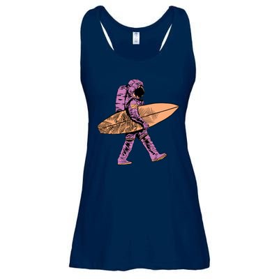 Surfer Astronaut Ladies Essential Flowy Tank