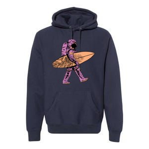 Surfer Astronaut Premium Hoodie