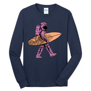 Surfer Astronaut Tall Long Sleeve T-Shirt