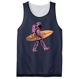 Surfer Astronaut Mesh Reversible Basketball Jersey Tank