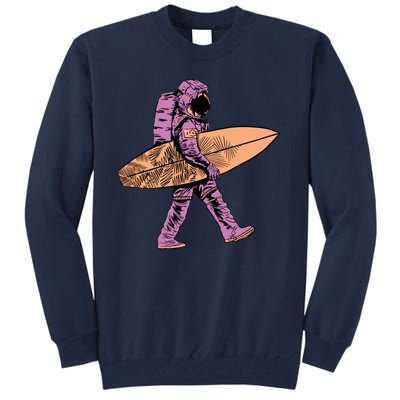 Surfer Astronaut Tall Sweatshirt