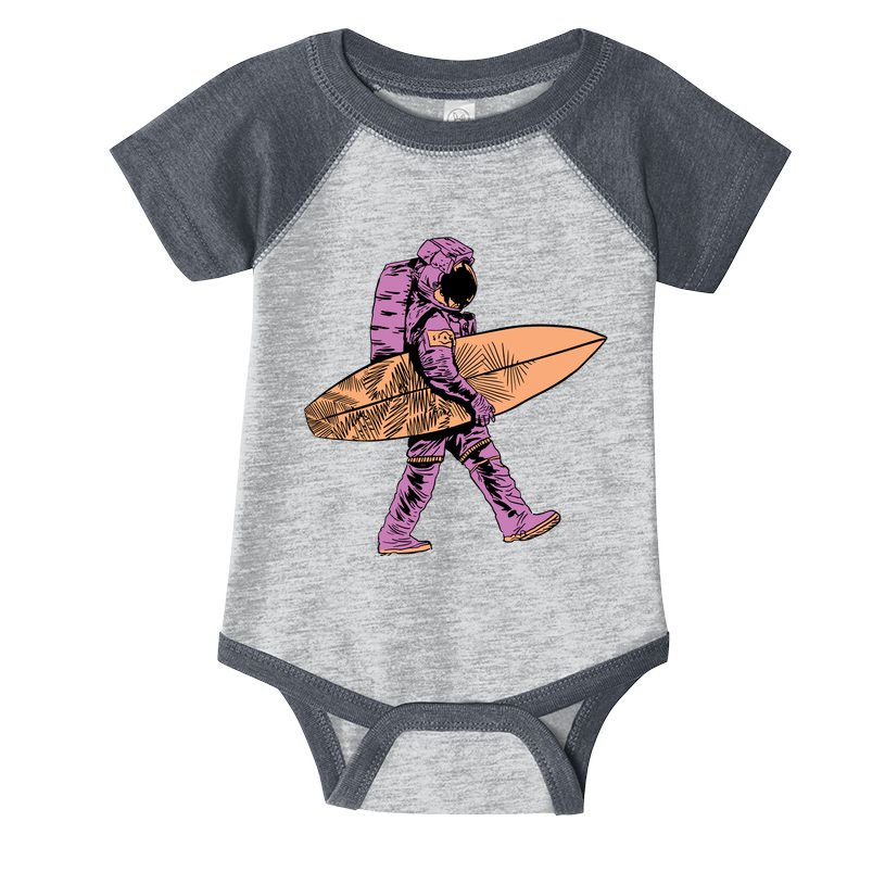 Surfer Astronaut Infant Baby Jersey Bodysuit