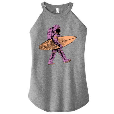 Surfer Astronaut Women’s Perfect Tri Rocker Tank