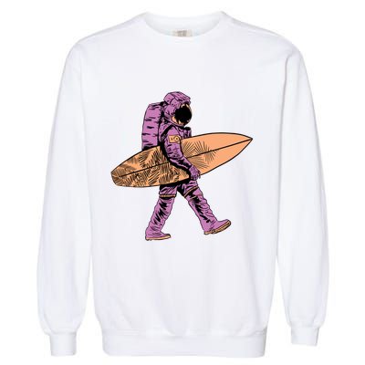 Surfer Astronaut Garment-Dyed Sweatshirt
