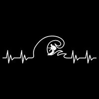 Surfer Heartbeat Pulse Impact Tech Backpack