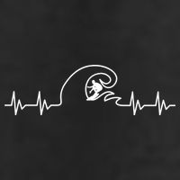 Surfer Heartbeat Pulse Beanie