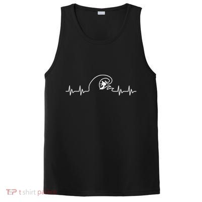 Surfer Heartbeat Pulse PosiCharge Competitor Tank