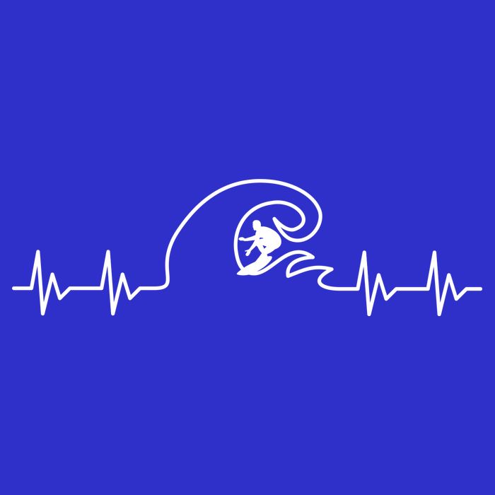 Surfer Heartbeat Pulse Button