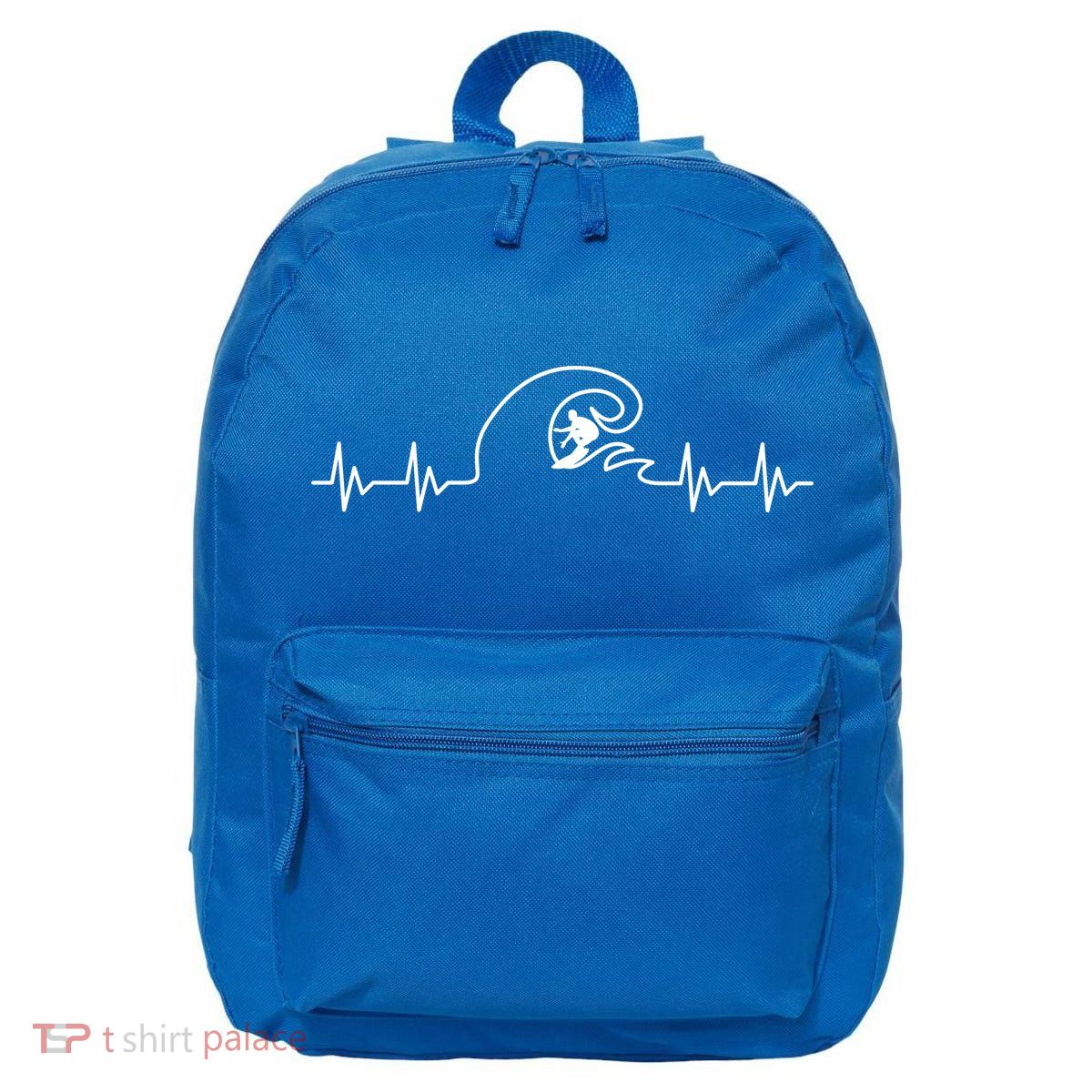 Surfer Heartbeat Pulse 16 in Basic Backpack