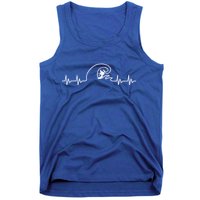 Surfer Heartbeat Pulse Tank Top