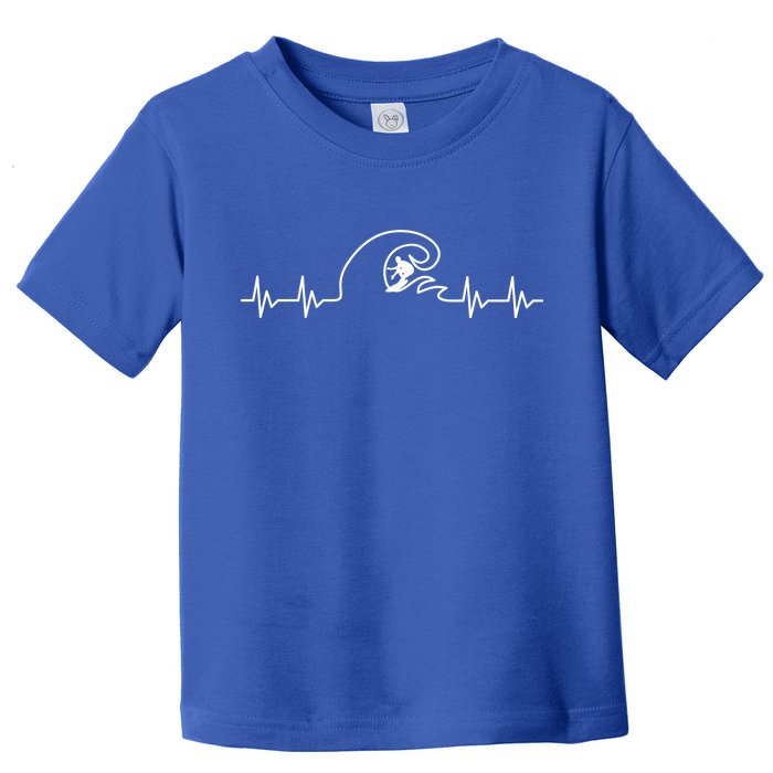 Surfer Heartbeat Pulse Toddler T-Shirt