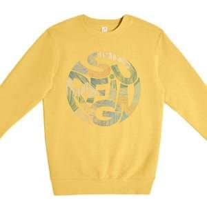 Surfing Premium Crewneck Sweatshirt