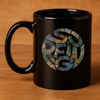 Surfing 11oz C Handle Ceramic Mug