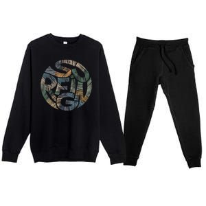 Surfing Premium Crewneck Sweatsuit Set