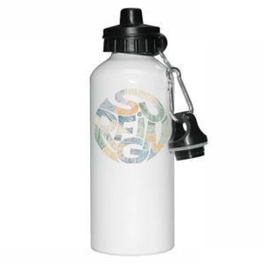 Surfing Aluminum Water Bottle