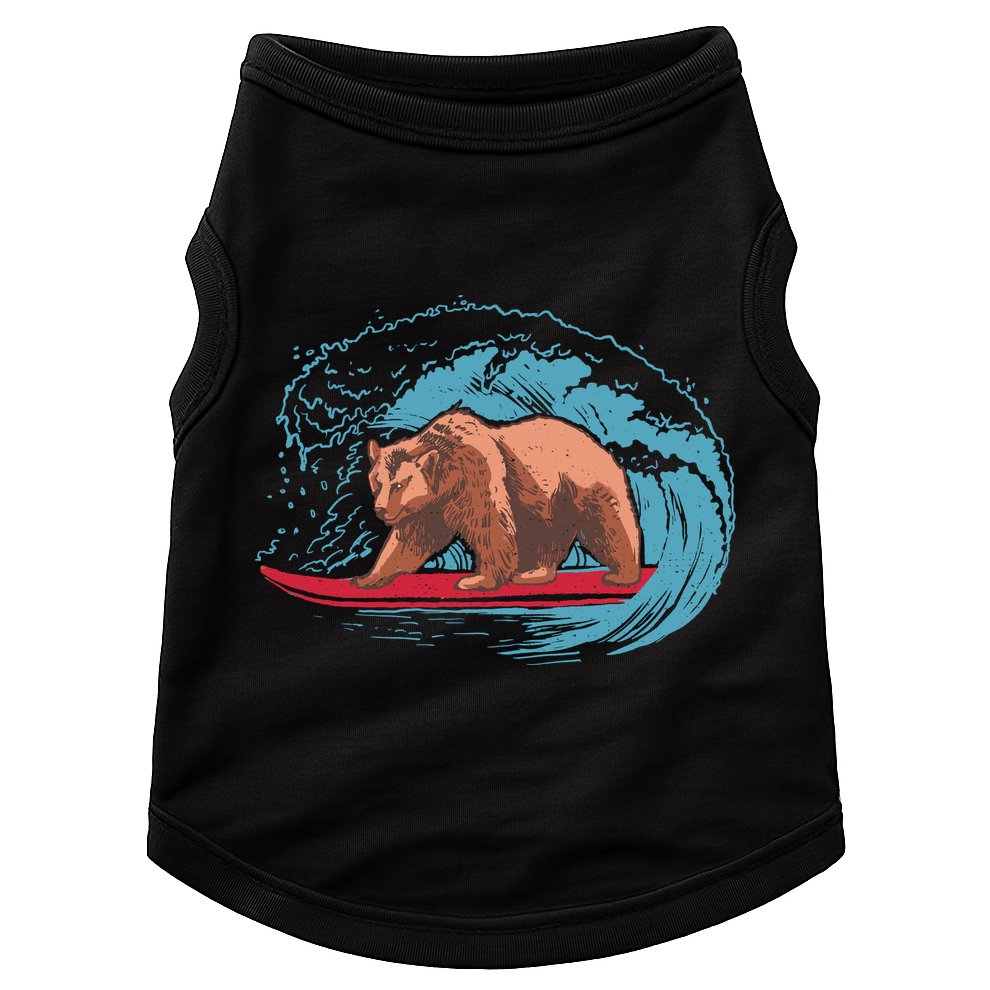 Surfing Bear Doggie Tank