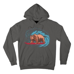 Surfing Bear Hoodie