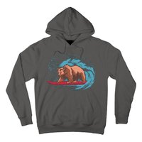 Surfing Bear Hoodie