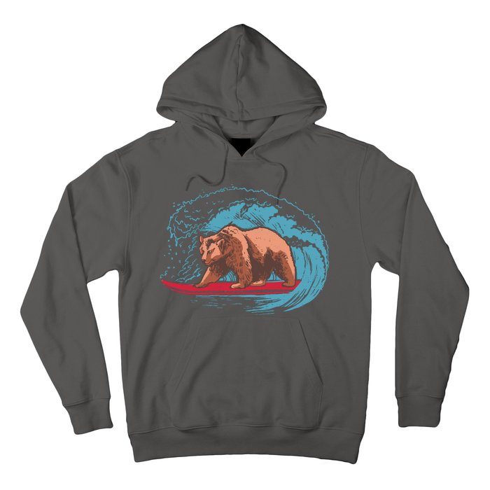 Surfing Bear Hoodie