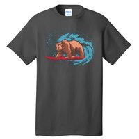 Surfing Bear Tall T-Shirt