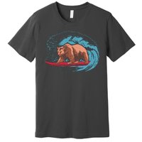 Surfing Bear Premium T-Shirt