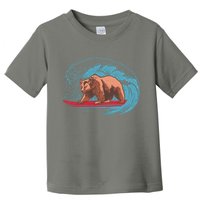 Surfing Bear Toddler T-Shirt