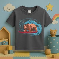 Surfing Bear Toddler T-Shirt