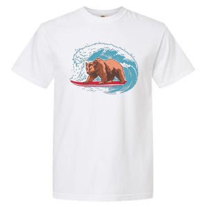 Surfing Bear Garment-Dyed Heavyweight T-Shirt