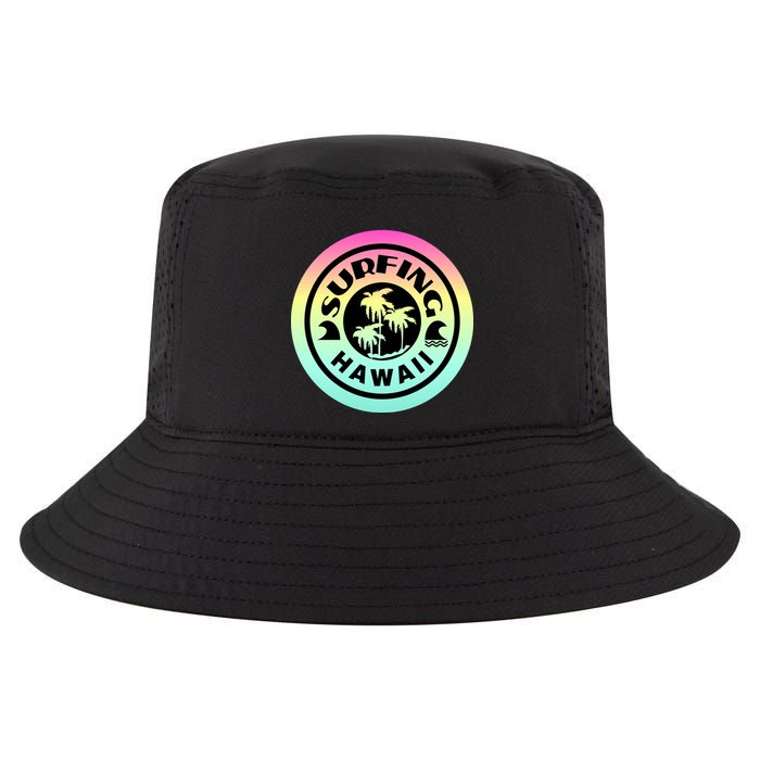 Surfing Hawaii Logo Cool Comfort Performance Bucket Hat